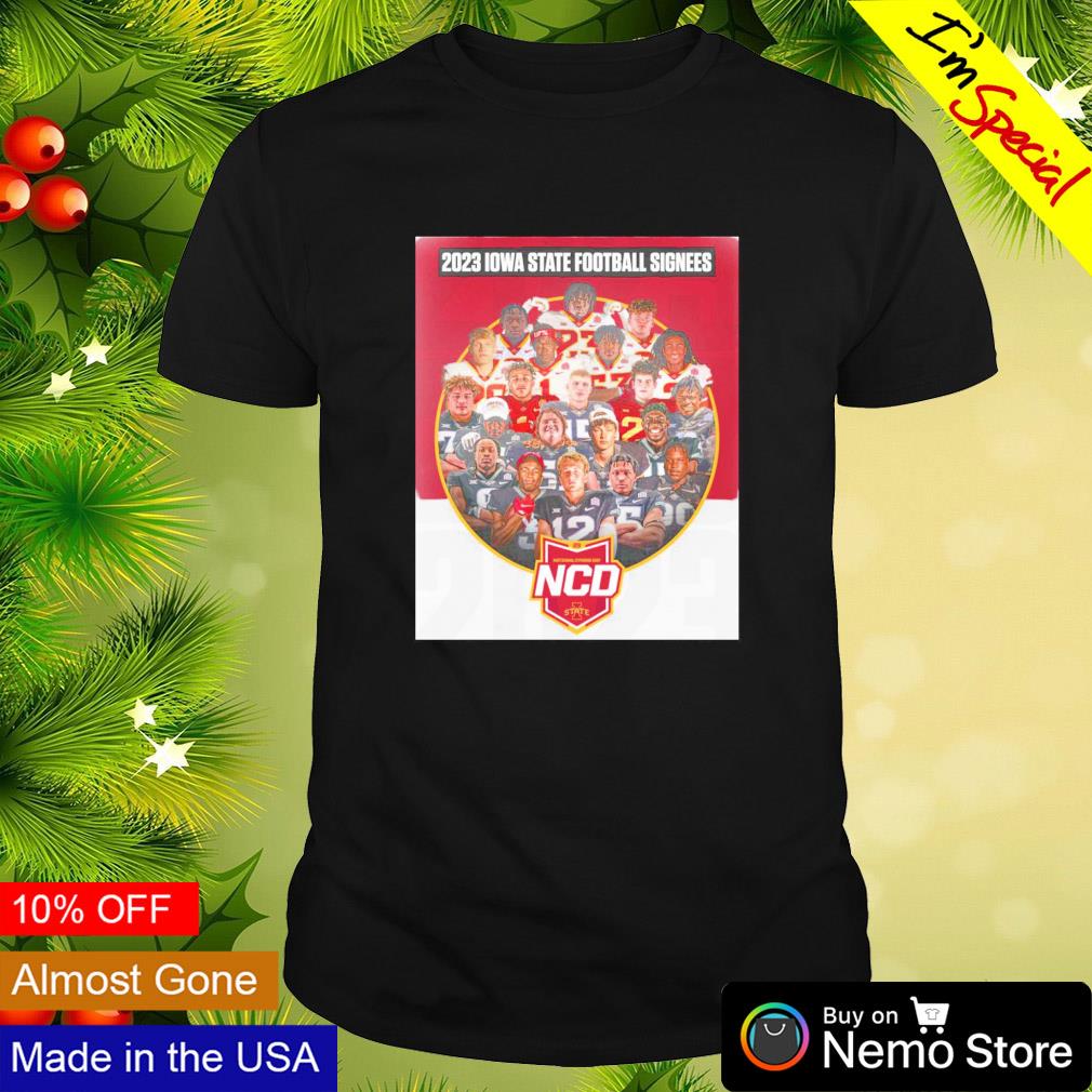 2023 Iowa State Cyclones football signees shirt