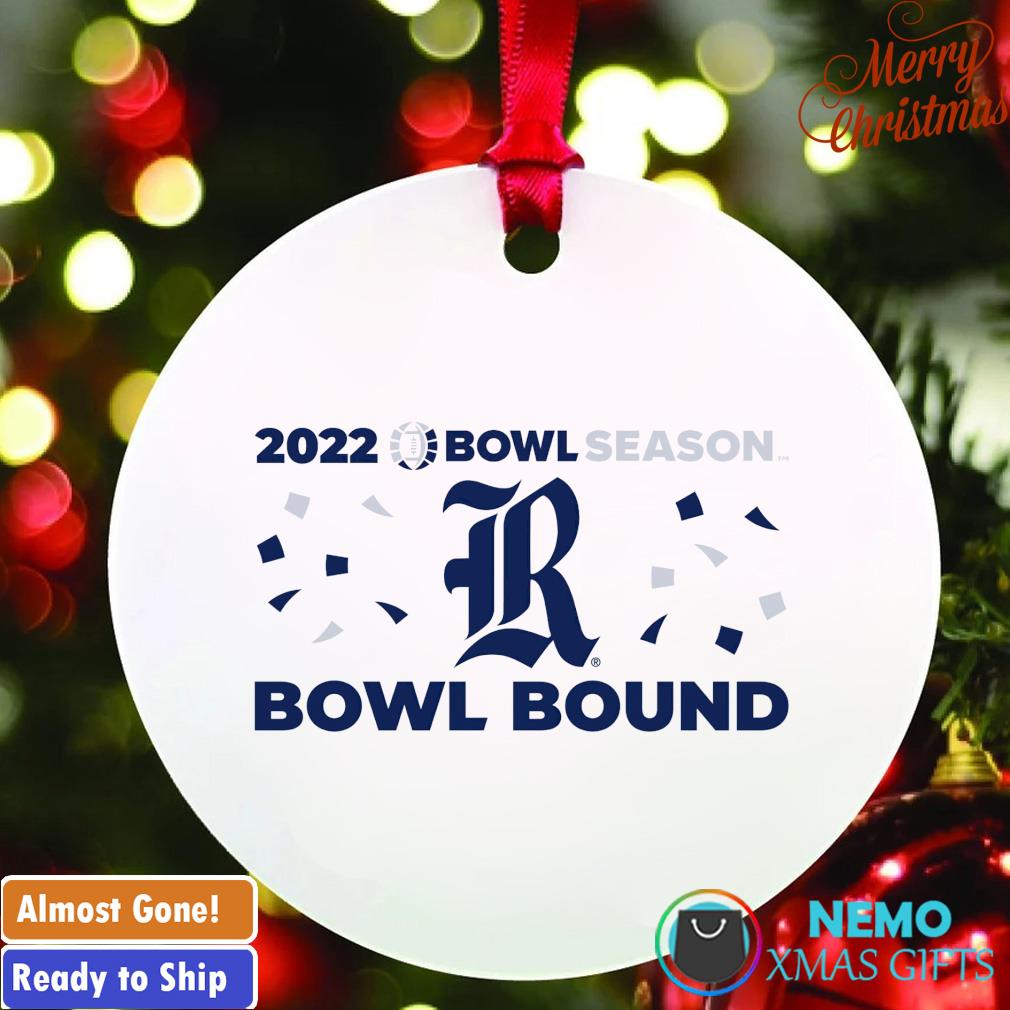 Rice Owls football 2022 bowl season bowl bound ornament