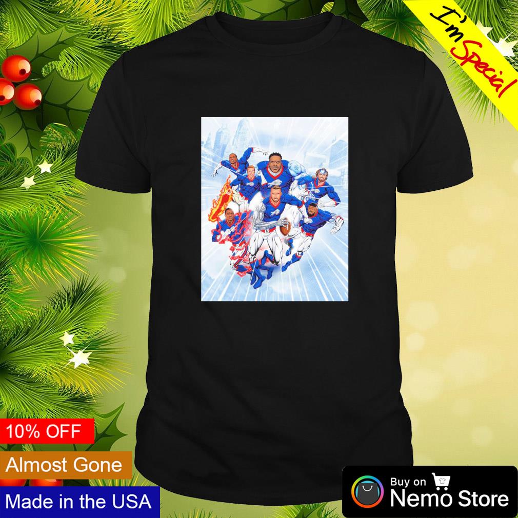 Buffalo bills super hero hot sale shirts