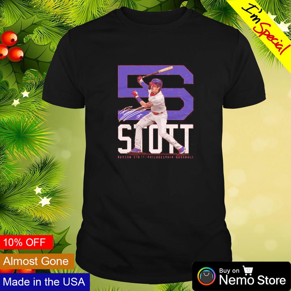 Bryson Stott Philadelphia baseball bold number shirt