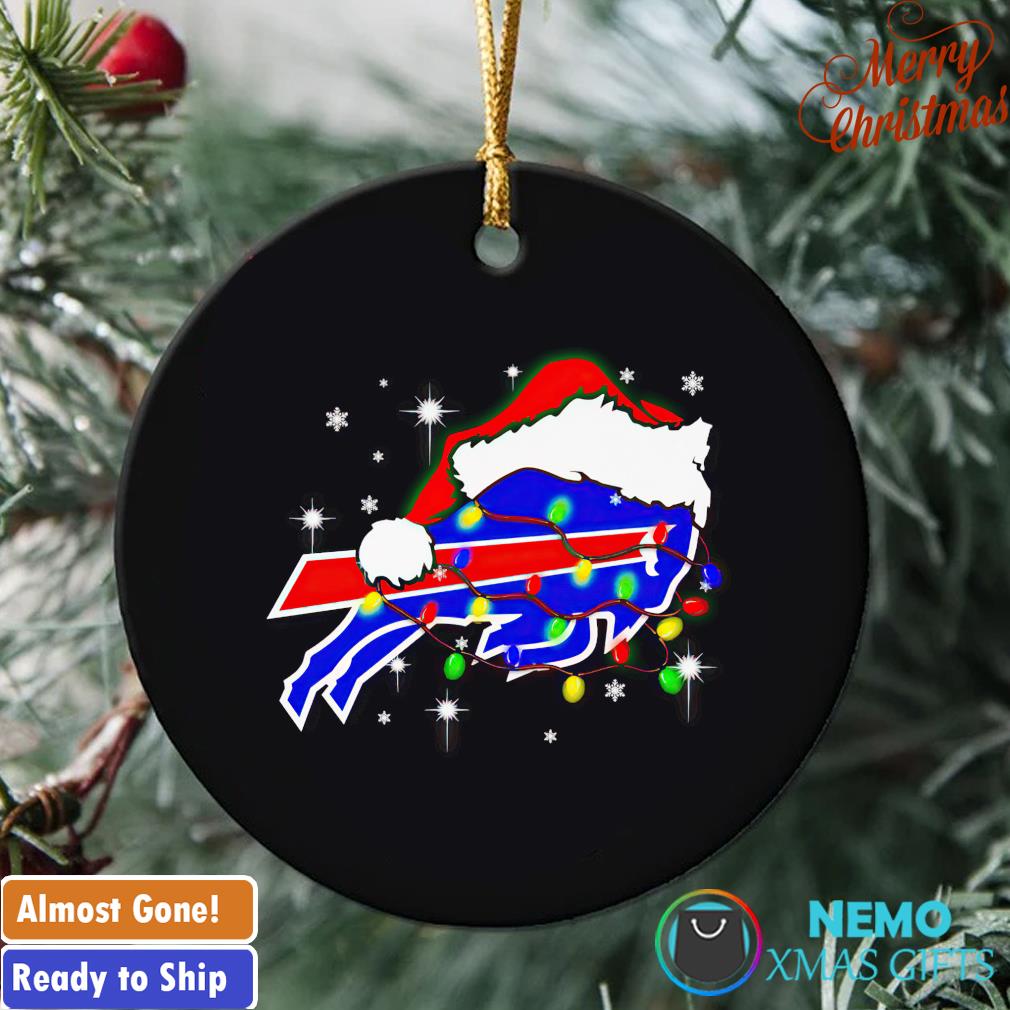 Holiday  Buffalo Bills Football Reindeer Authentic Wooden Log