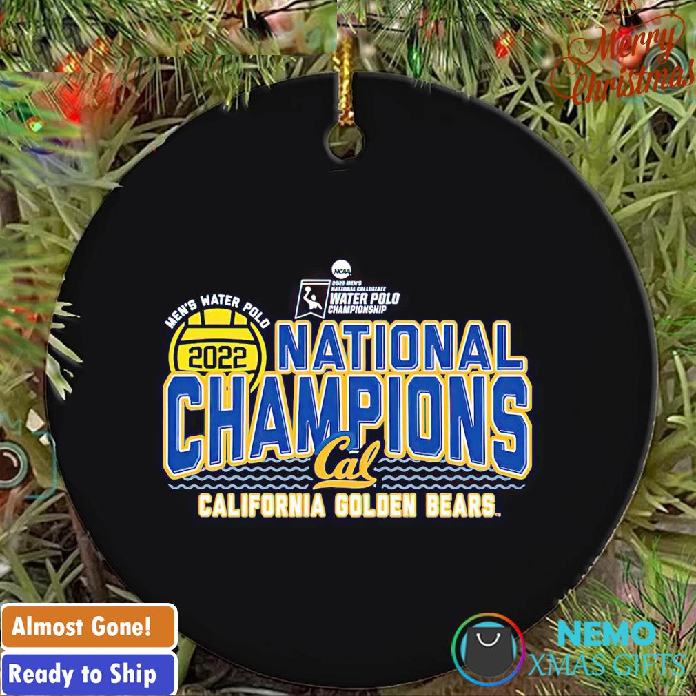 Cal Bears 2022 NCAA Men's Water Polo Champions ornament