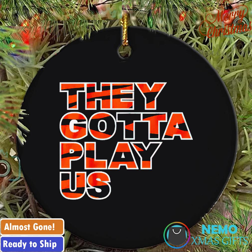 Personalized Bengals Hoodie Christmas Ornament