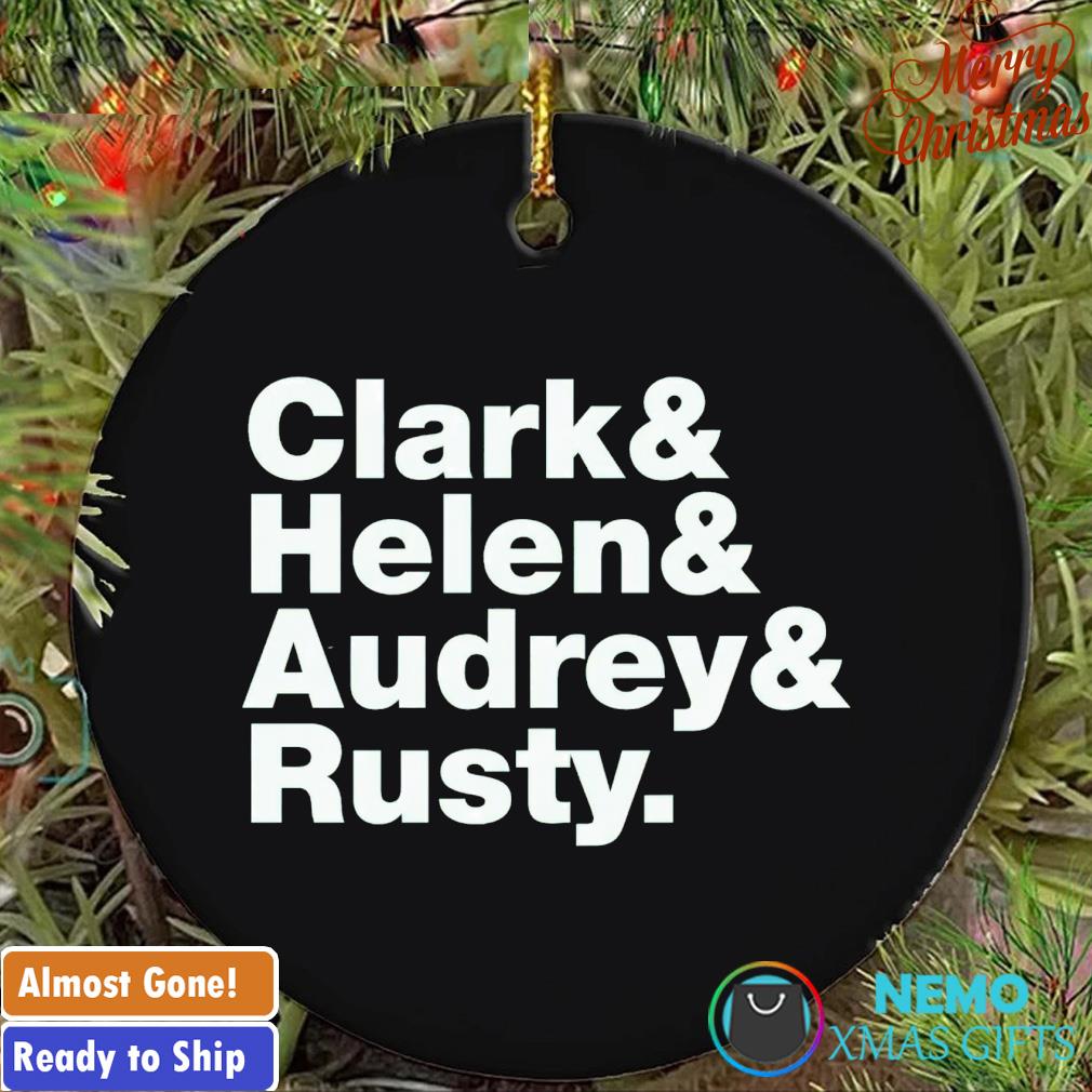 Clark Helen Audrey Rusty ornament