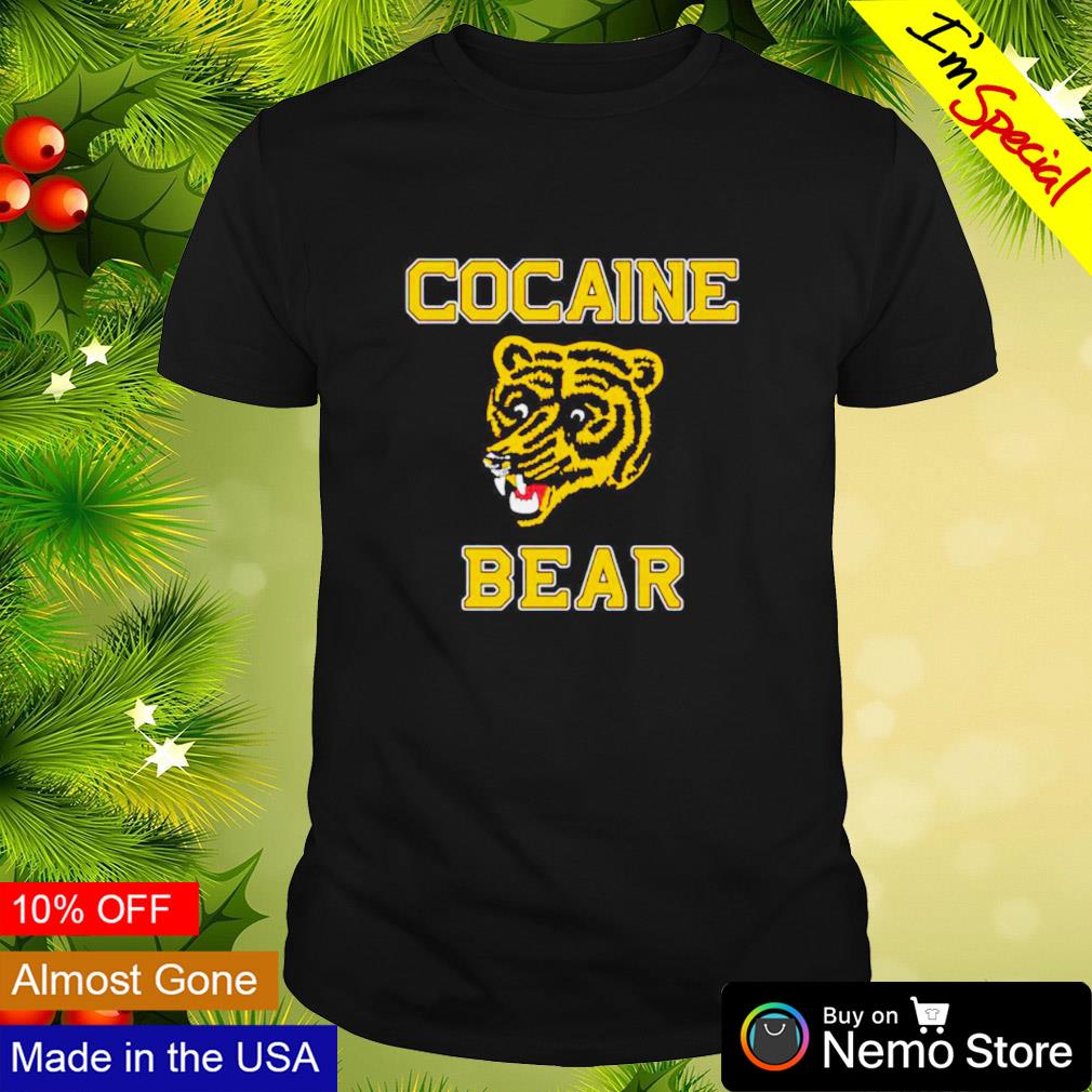 Cocaine bear Boston Bruins shirt