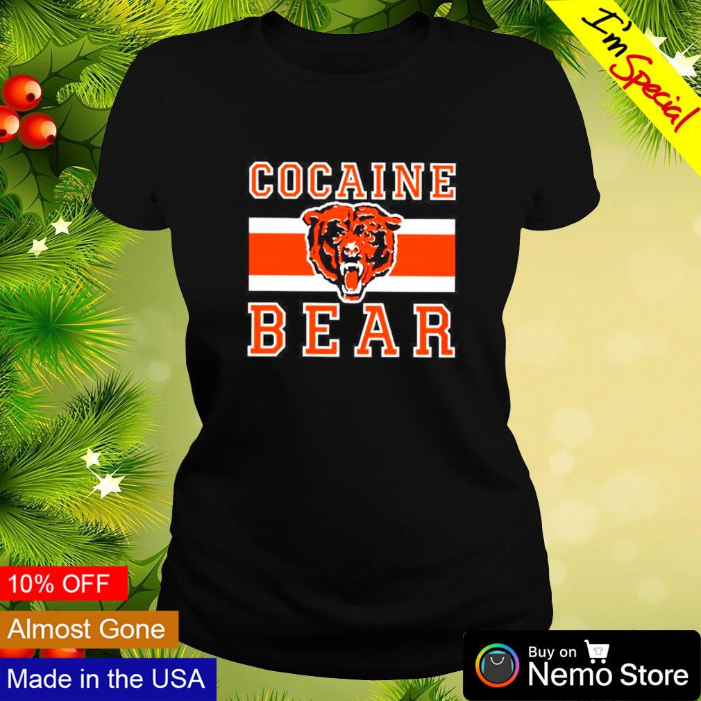 Cocaine Bear Shirt Chicago Bears - Shirt Low Price