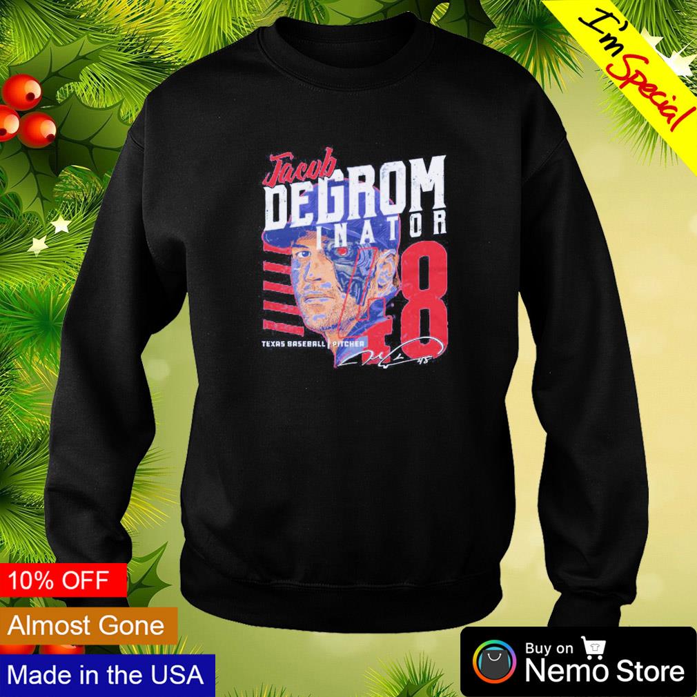 Jacob Degrom Degrominator Texas Rangers Shirt, hoodie, sweater