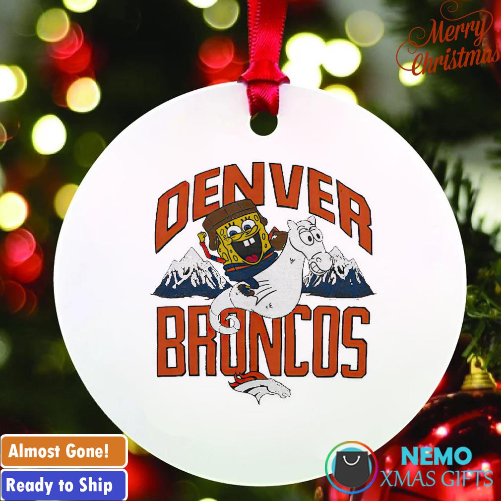 Denver Broncos Christmas Ornament