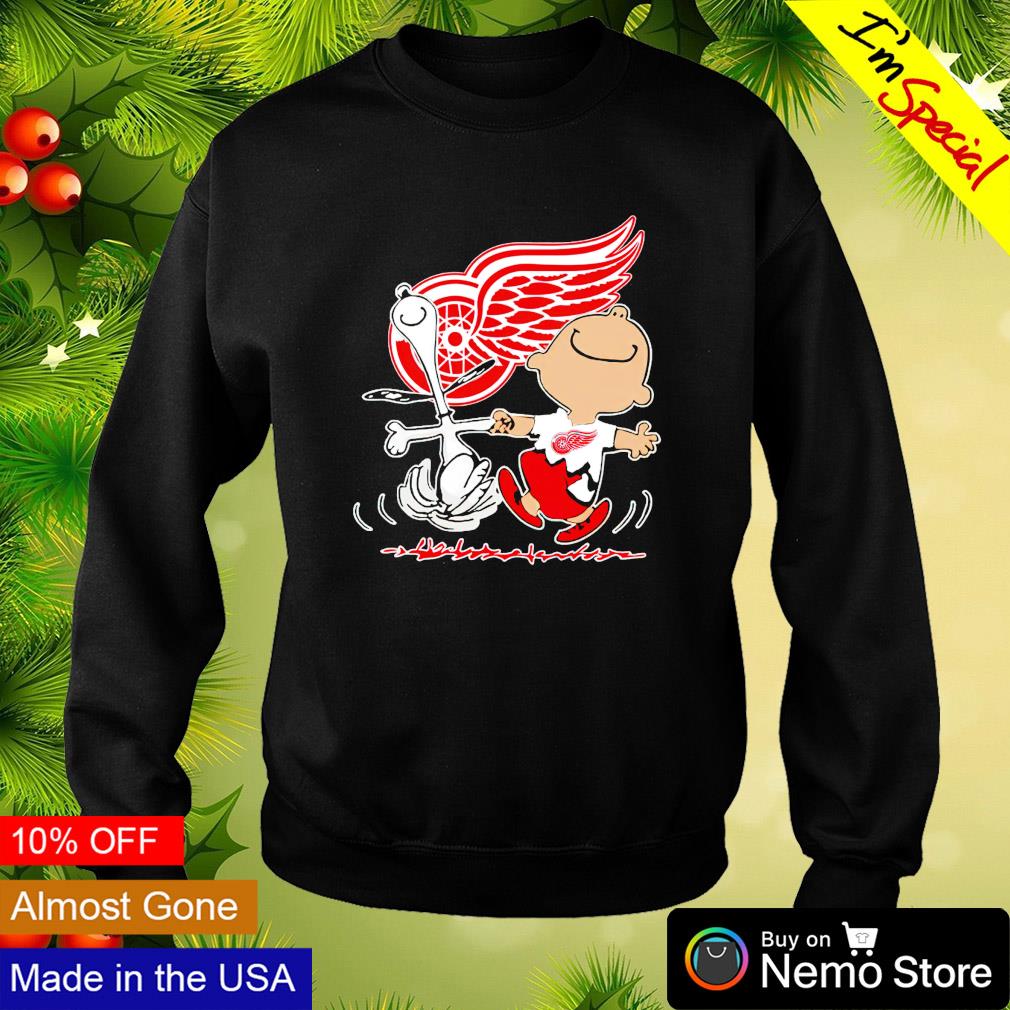 Snoopy Detroit Red Wings Shirt - High-Quality Printed Brand