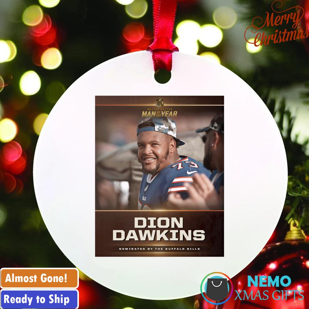 Dion Dawkins walter payton man of the year ornament