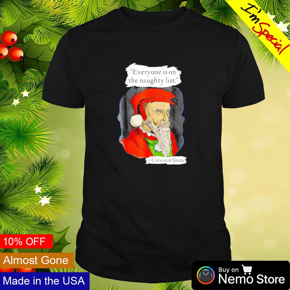 calvinist santa shirt