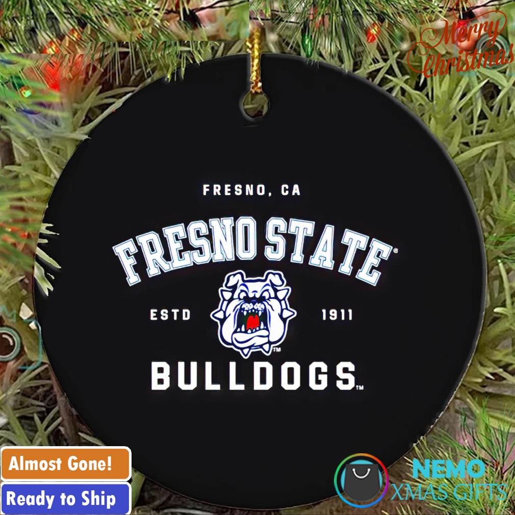 Fresno State Bulldogs football team estd 1911 ornament