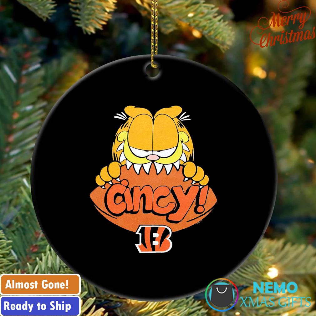 Personalized Bengals Hoodie Christmas Ornament