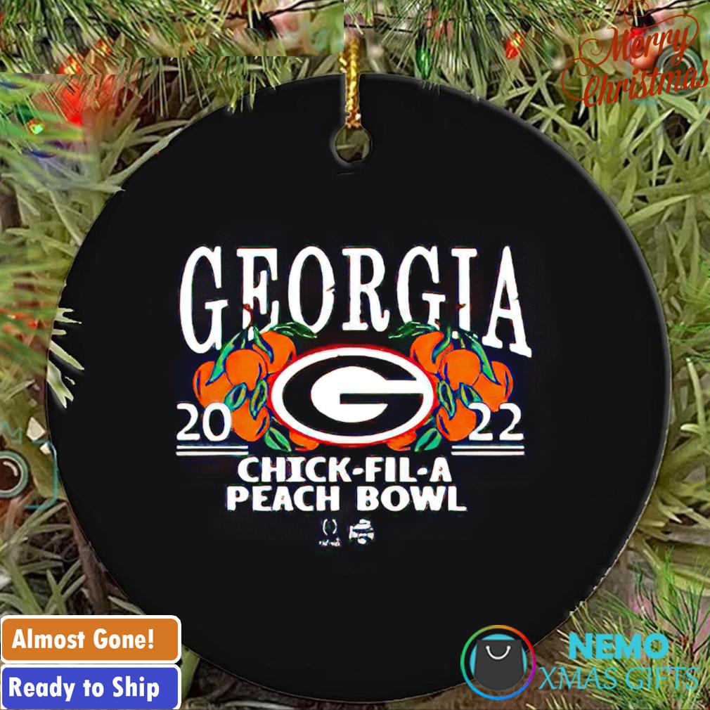 Georgia Bulldogs 2022 Chick-fil-A Peach Bowl ornament