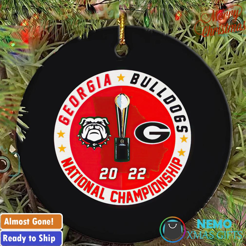 Georgia Bulldogs 2022 national championship ornament