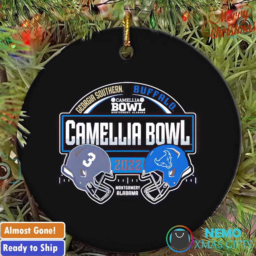 Georgia Southern vs Buffalo 2022 Camellia Bowl ornament