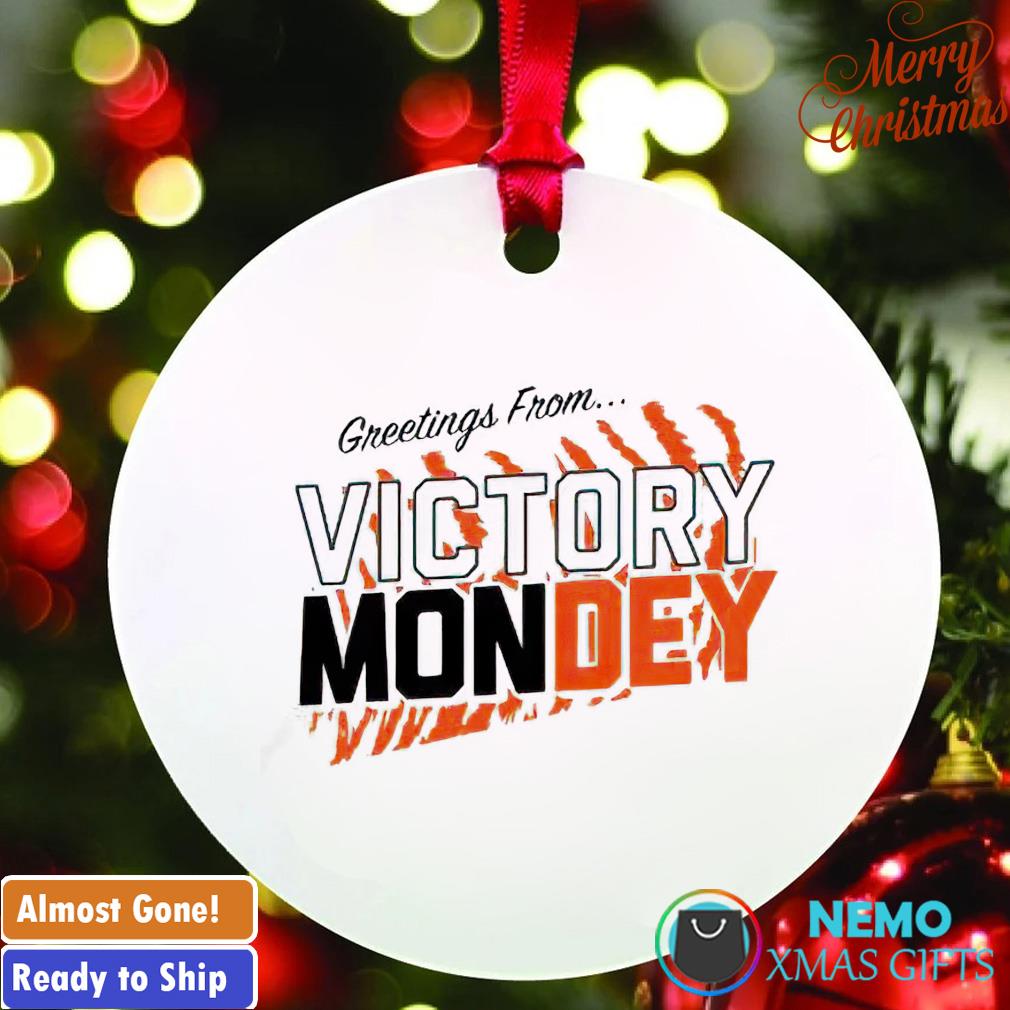Greetings from victory monday Cincinnati Bengals ornament