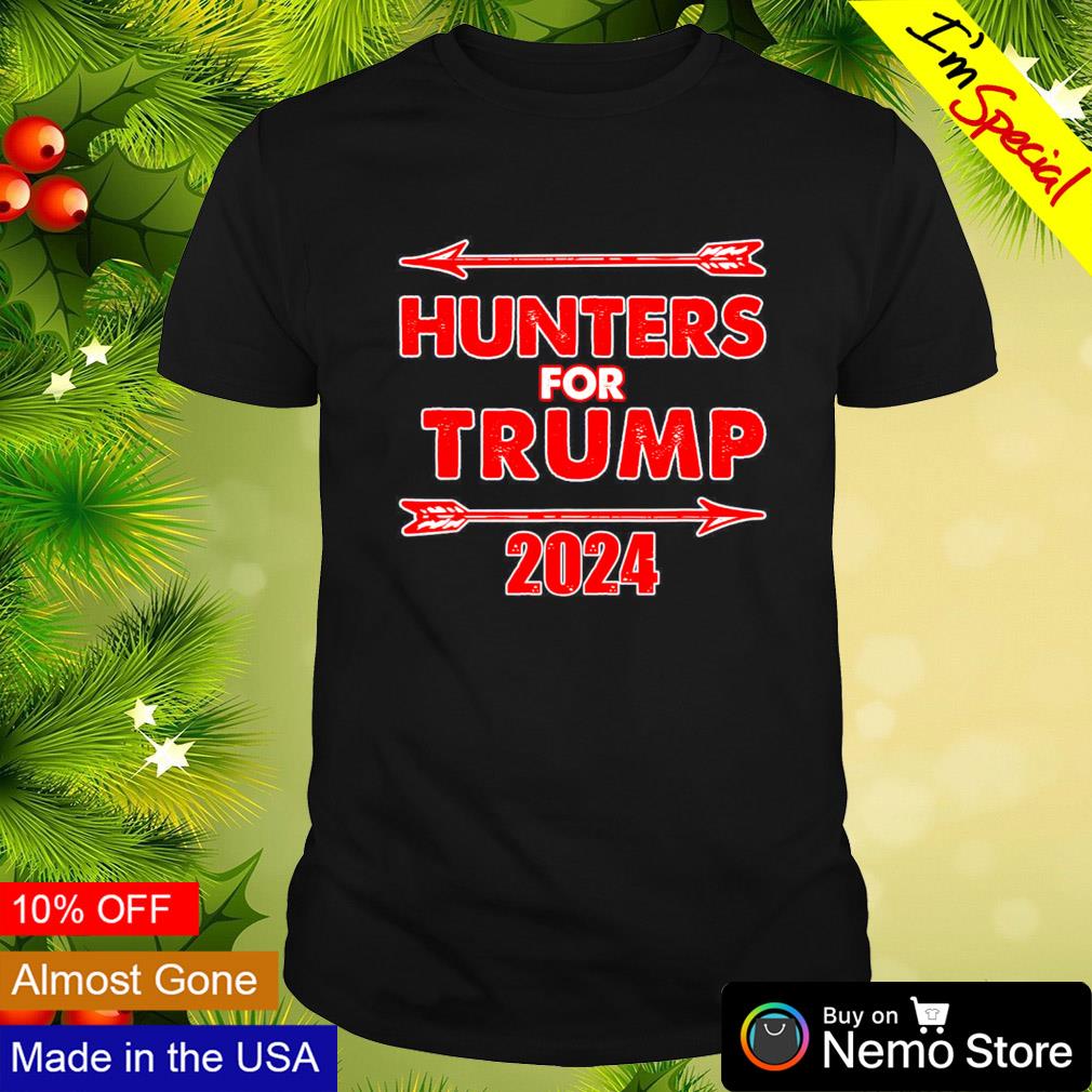 Hunters for Trump 2024 shirt