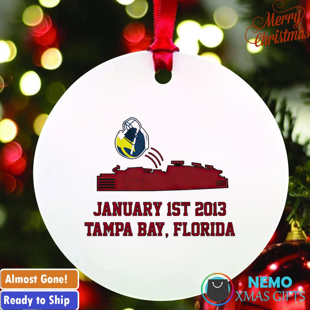 January 1st 2013 Tampa Bay Florida the hit white ornament