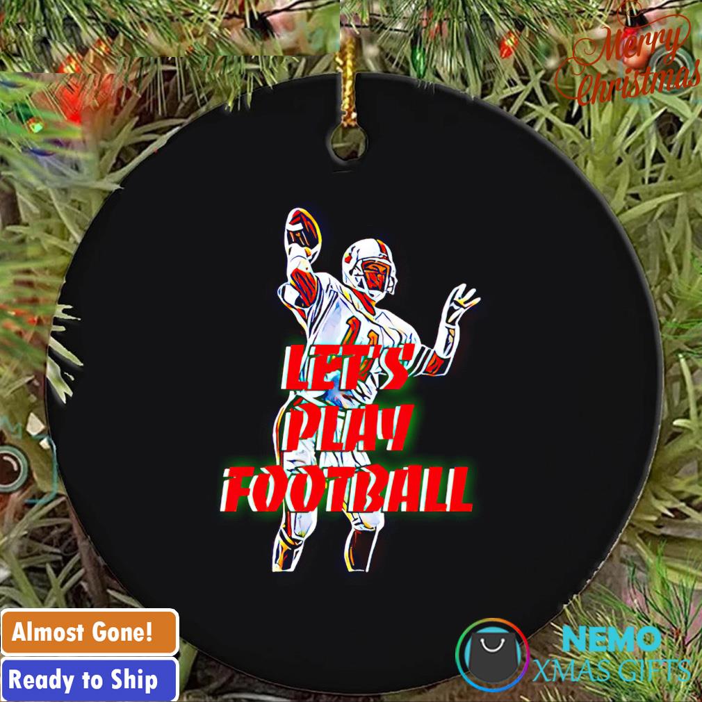 Jeff Brohm let's play football ornament
