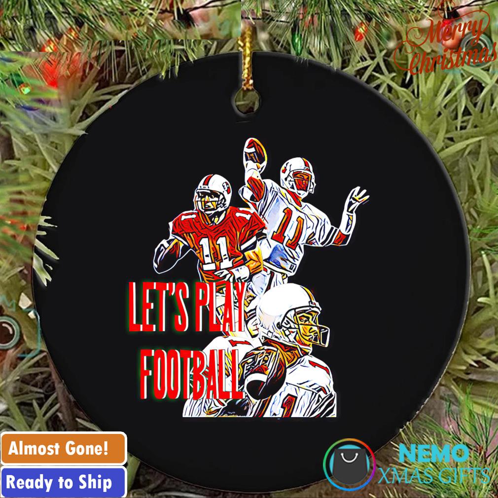Jeff Brohm let's play football picture collage ornament