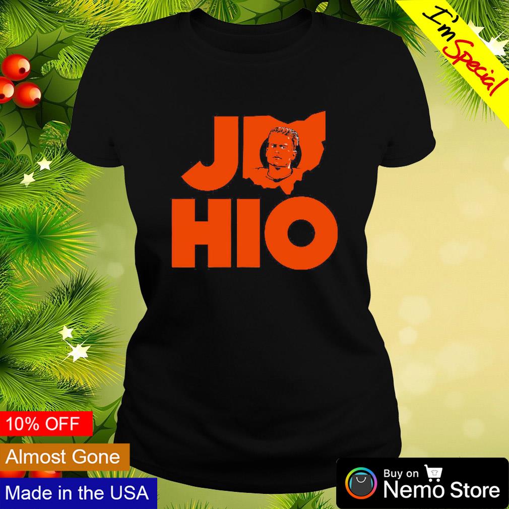 Joe Burrow Jo-Hio funny T-shirt, hoodie, sweater, long sleeve and tank top