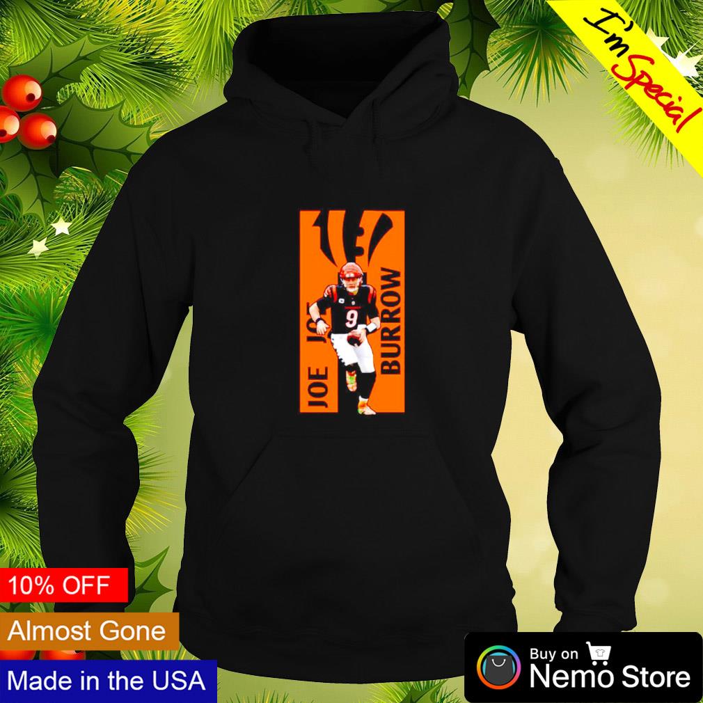 Joe Burrow 9 Cincinnati Bengals player football poster shirt, hoodie,  sweater, long sleeve and tank top