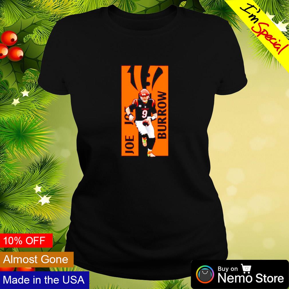 Joe Burrow 9 Cincinnati Bengals player football poster shirt, hoodie,  sweater, long sleeve and tank top