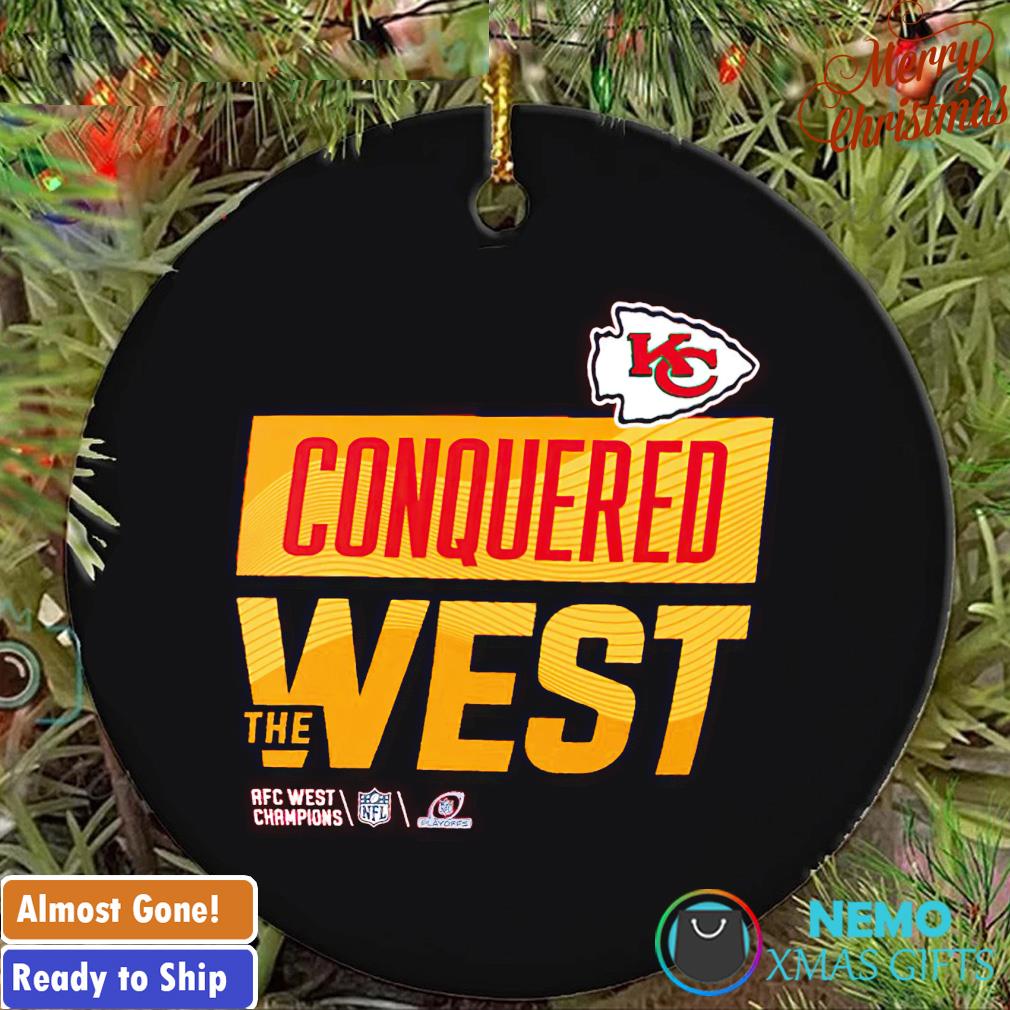 Official Kansas city Chiefs 2022 afc west division champions