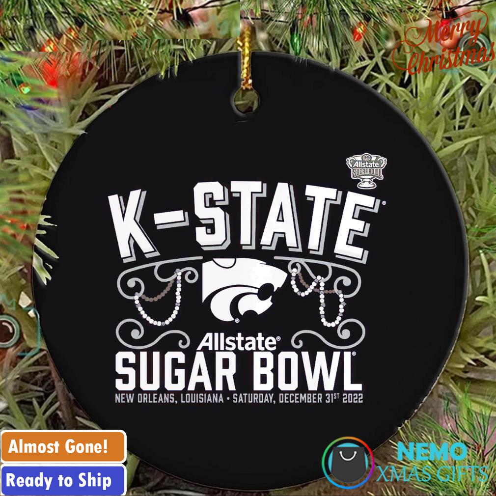 Kansas State Wildcats 2022 Sugar Bowl Gameday Stadium ornament