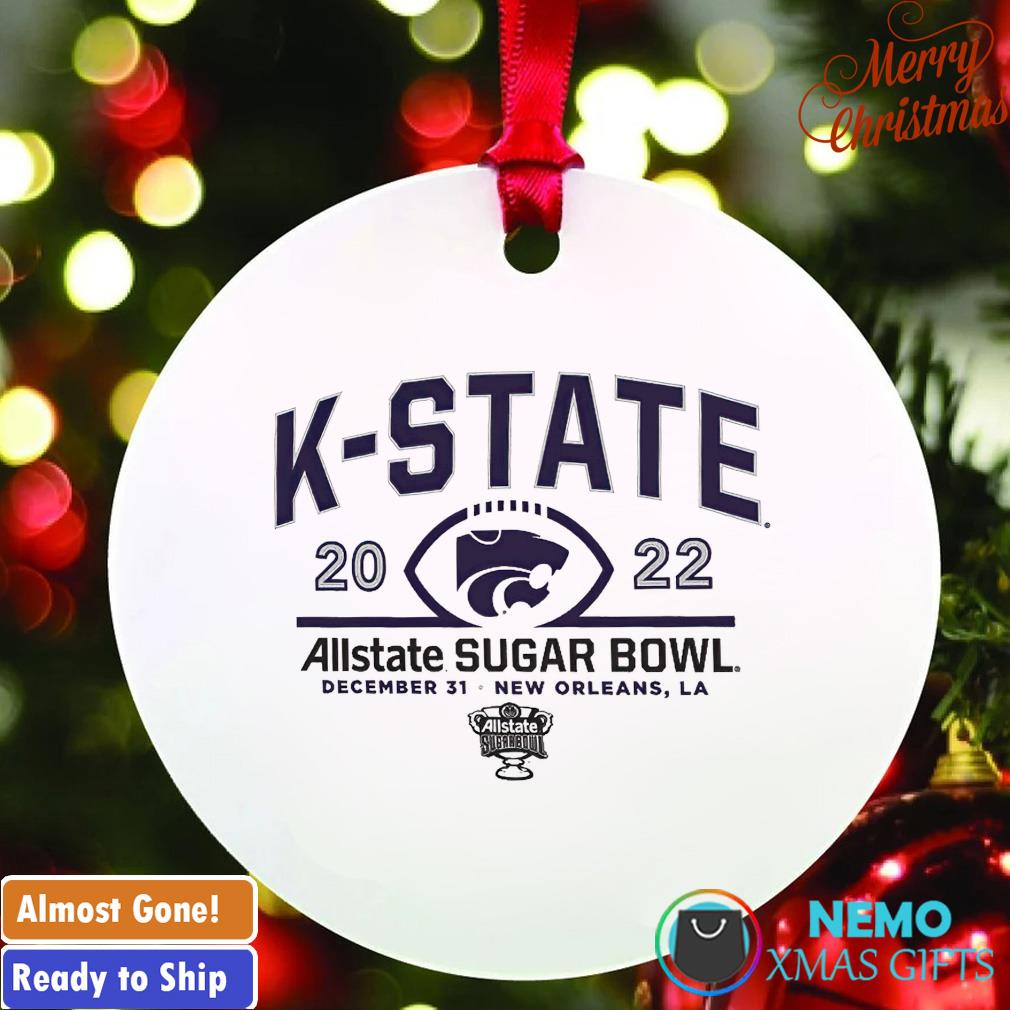 Kansas State Wildcats Allstate Sugar Bowl 2022 K-State ornament