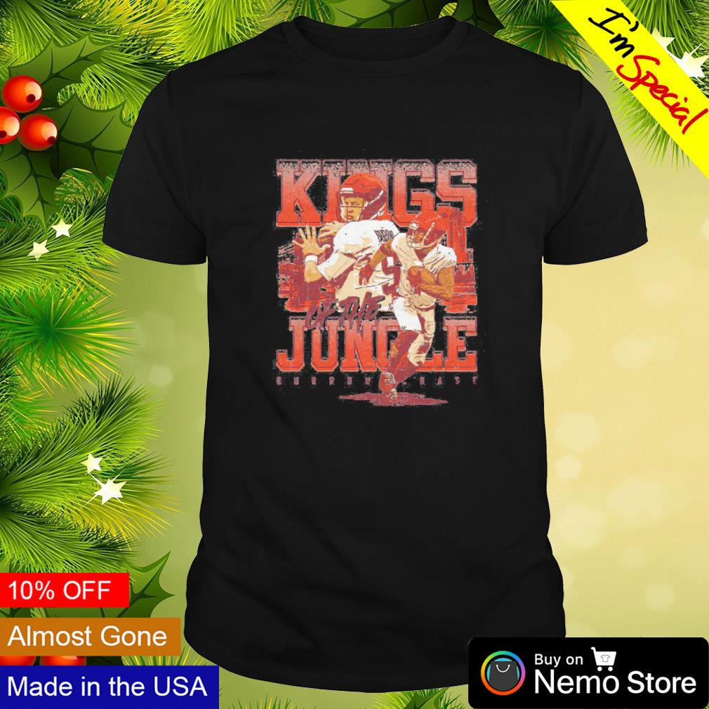 Kings of the jungle Joe Burrow and Ja'Marr Chase Cincinnati Bengals shirt