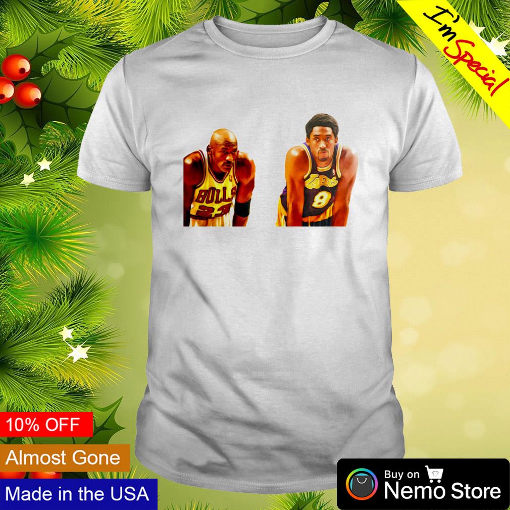 Kobe Bryant and Michael Jordan legend basketball shirt
