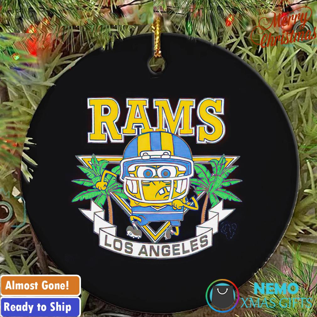 Los Angeles Rams SpongeBob ornament