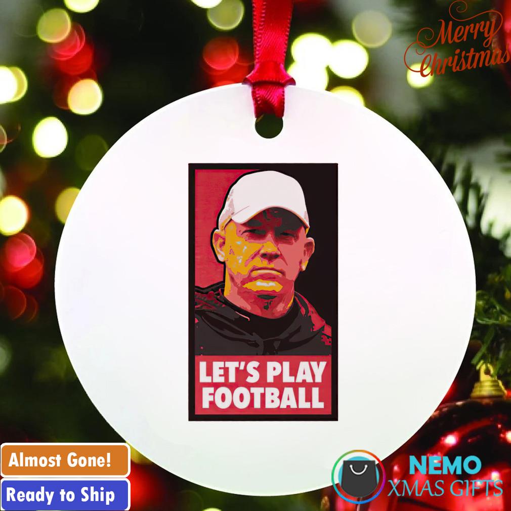 Louisville Jeff Brohm let's play football ornament