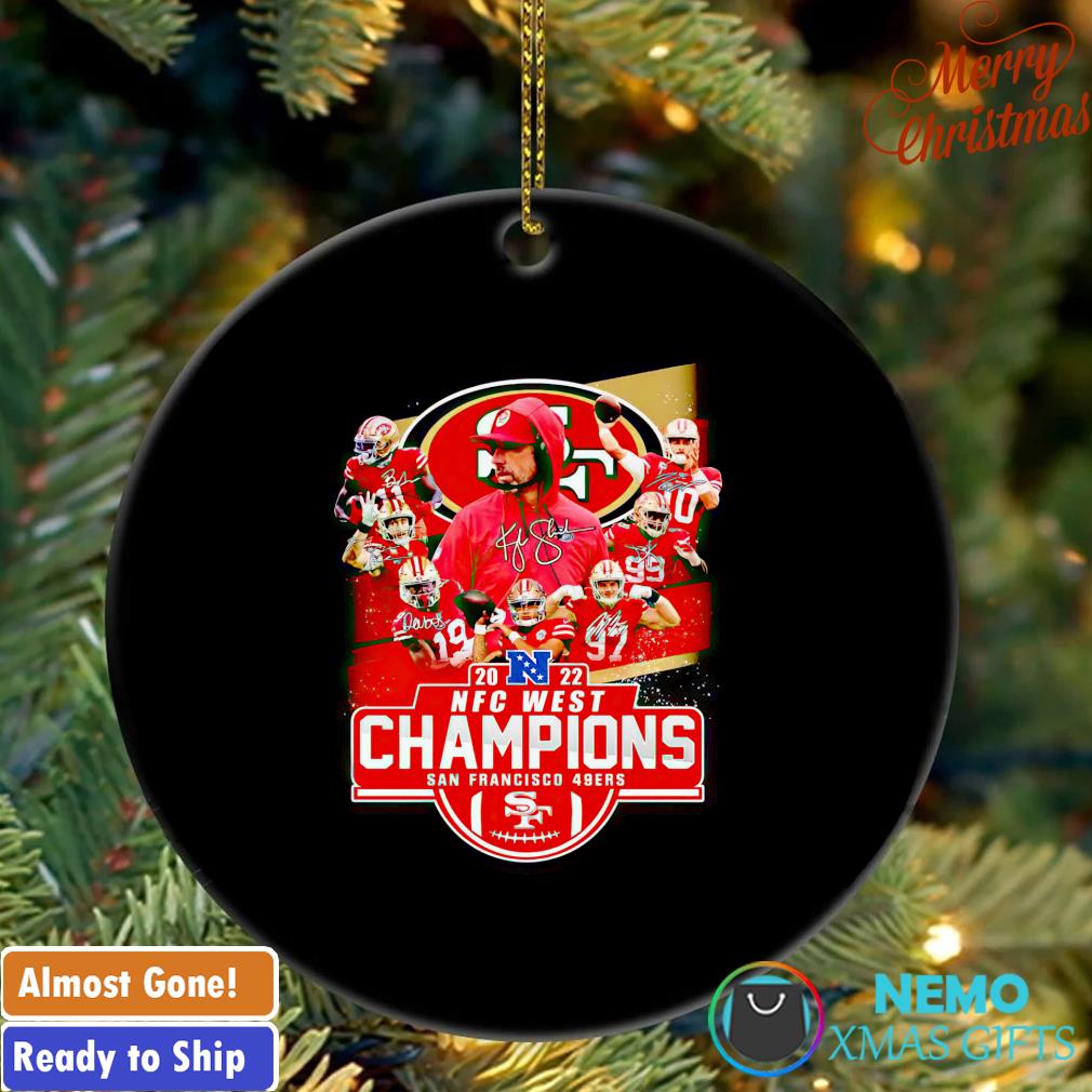 San Francisco 49ers 2022 NFC West champions ornament, hoodie, sweater and  v-neck t-shirt
