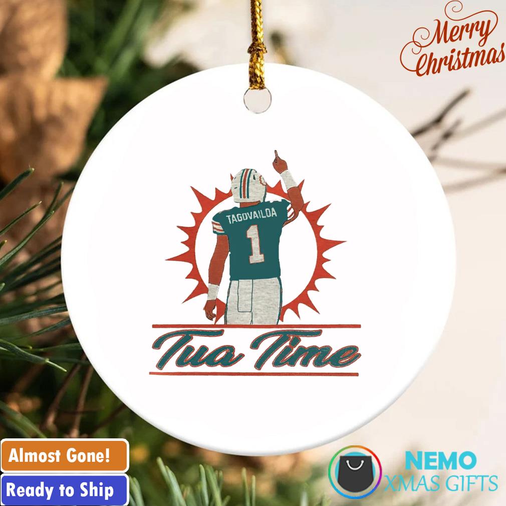 Personalized Mi'mi Dolphins Symbol Wearing Santa Claus Hat Ho Ho