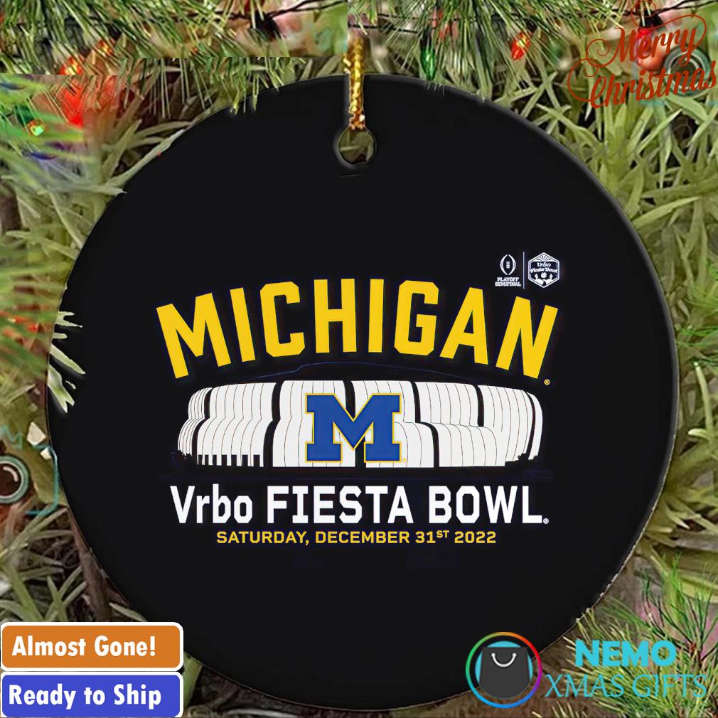 Michigan Wolverines Football Playoff 2022 Fiesta Bowl ornament