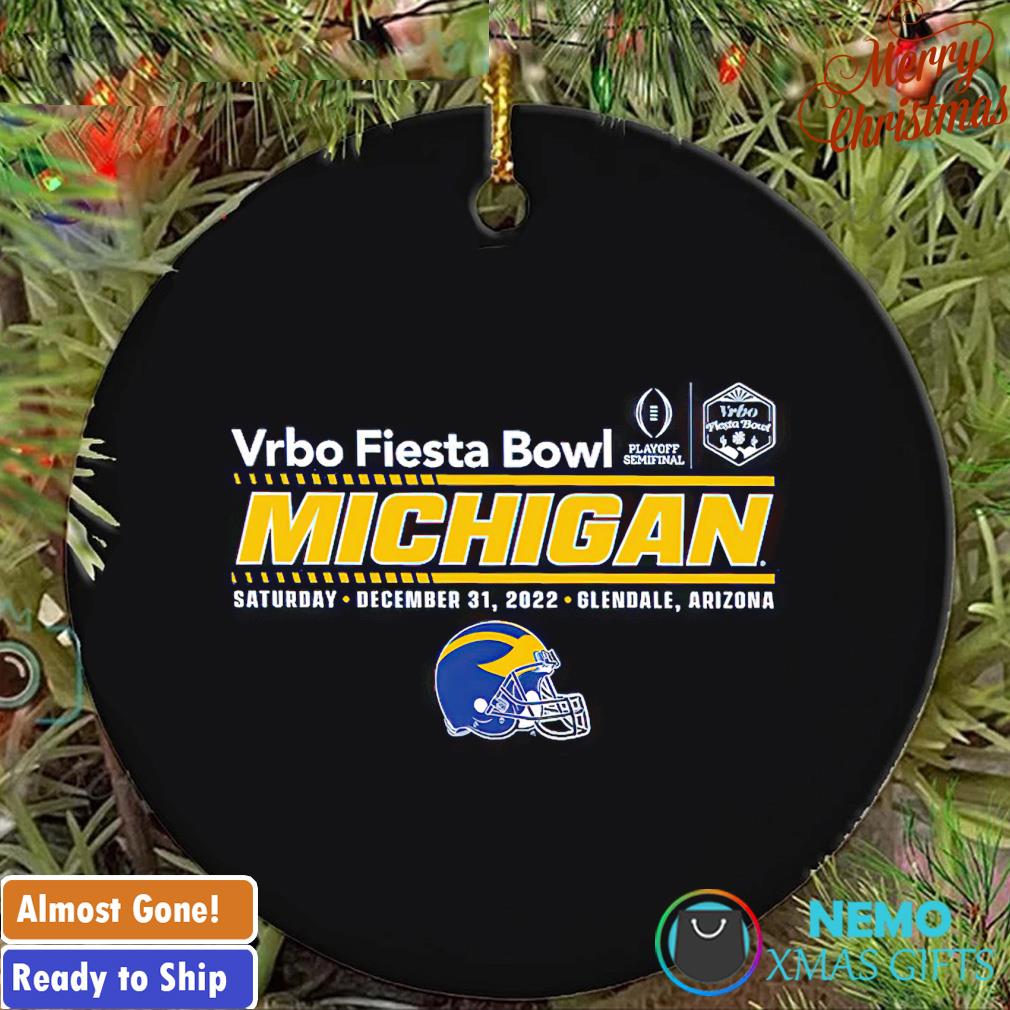 Michigan Wolverines Vrbo Fiesta Bowl ornament