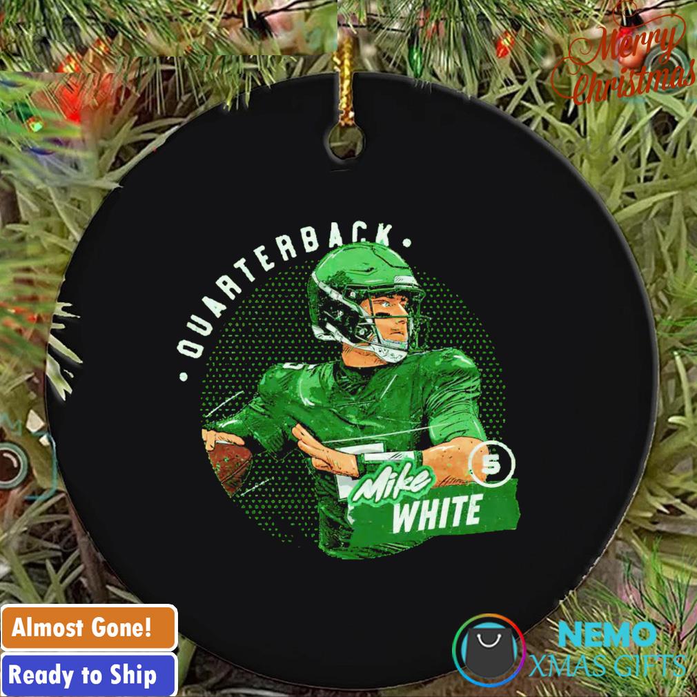 Merry Christmas New York Jets NFL Santa And Reindeer Ornaments