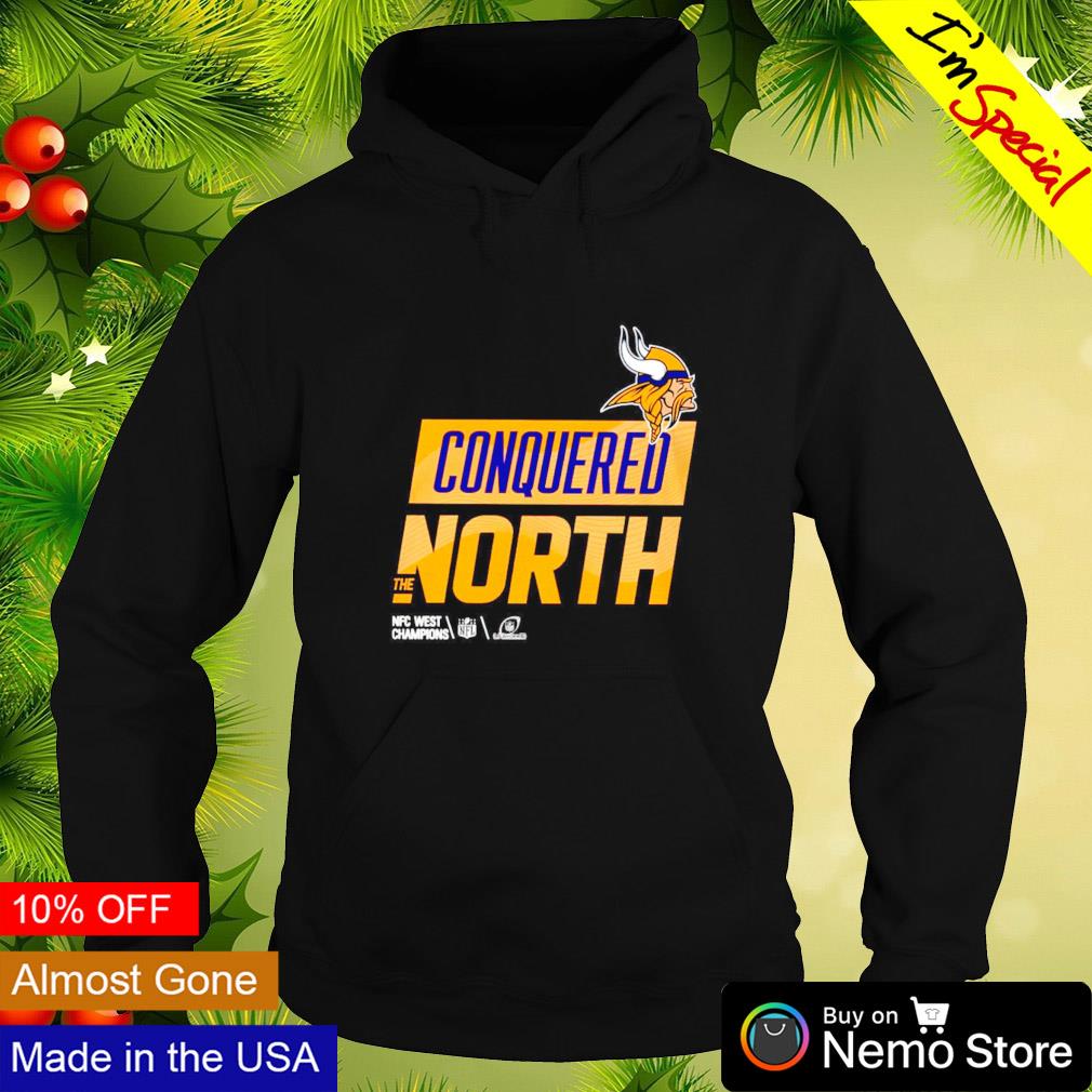 Conquered the North NFC North Champions Minnesota Vikings shirt