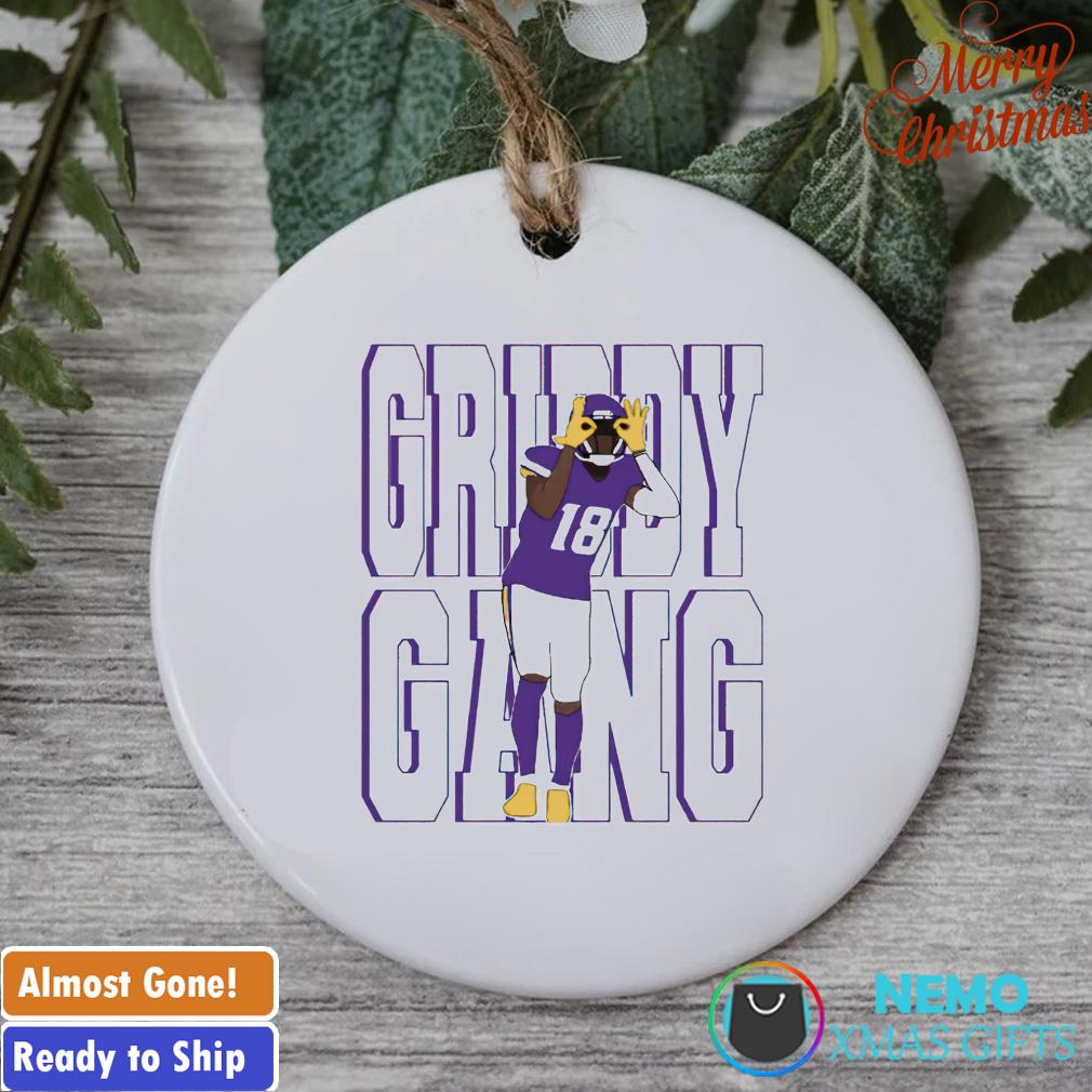 Justin Jefferson do the griddy ornament, hoodie, sweater and v-neck t-shirt