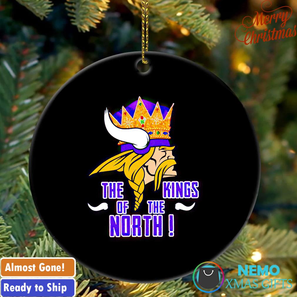 Minnesota Vikings the kings of the north ornament, hoodie, sweater