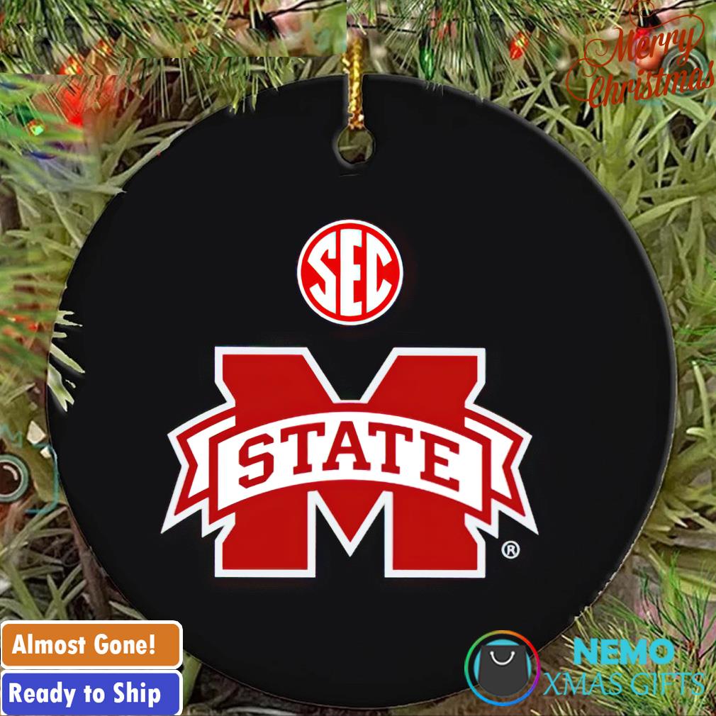 Mississippi State Bulldogs SEC Logo ornament