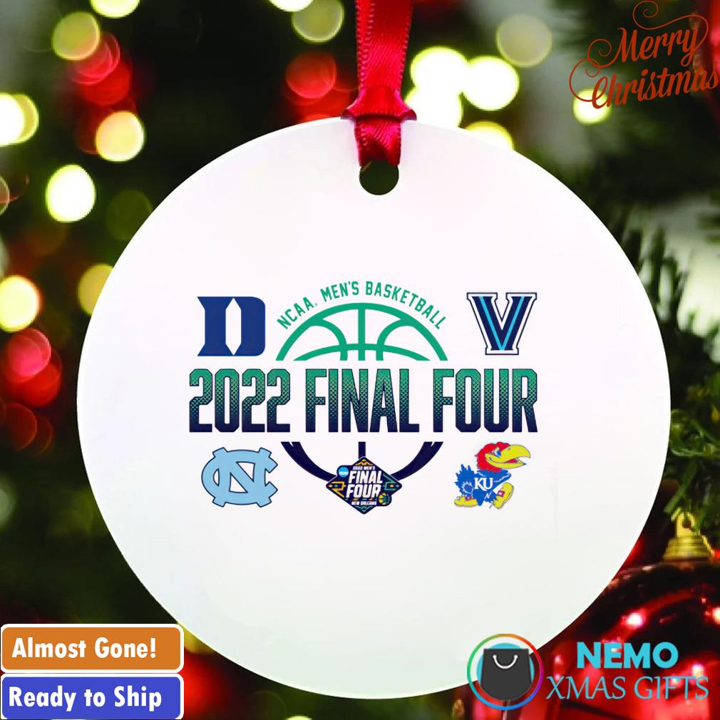 NCAA men's basketball 2022 final four ornament