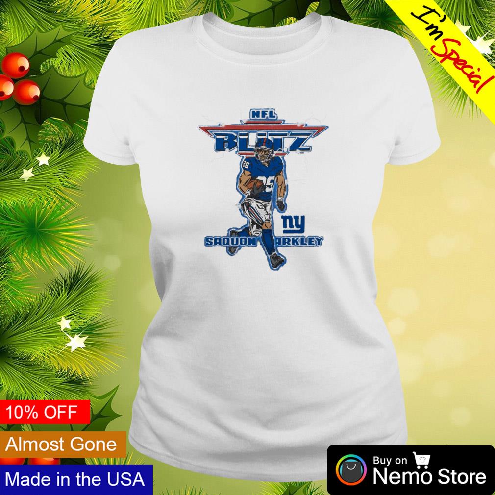 Official Saquon Barkley New York Giants T-Shirts, Giants Saquon Barkley  Tees, Shirts, Tank Tops