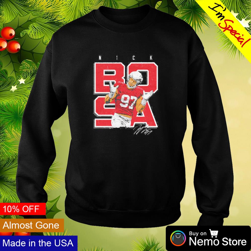 Nick Bosa San Francisco 49ers shrugs shirt, hoodie, sweater and v