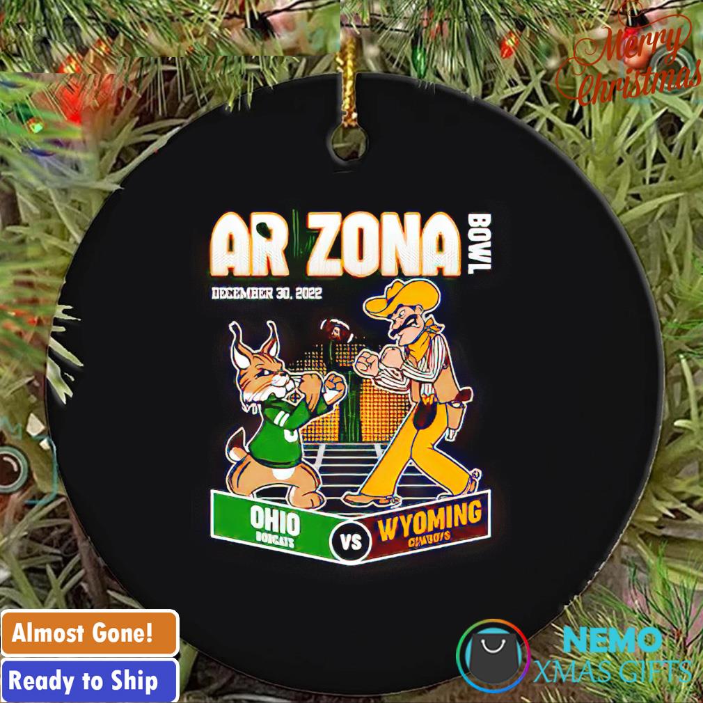 Ohio vs. Wyoming Arizona Bowl December 30 2022 ornament