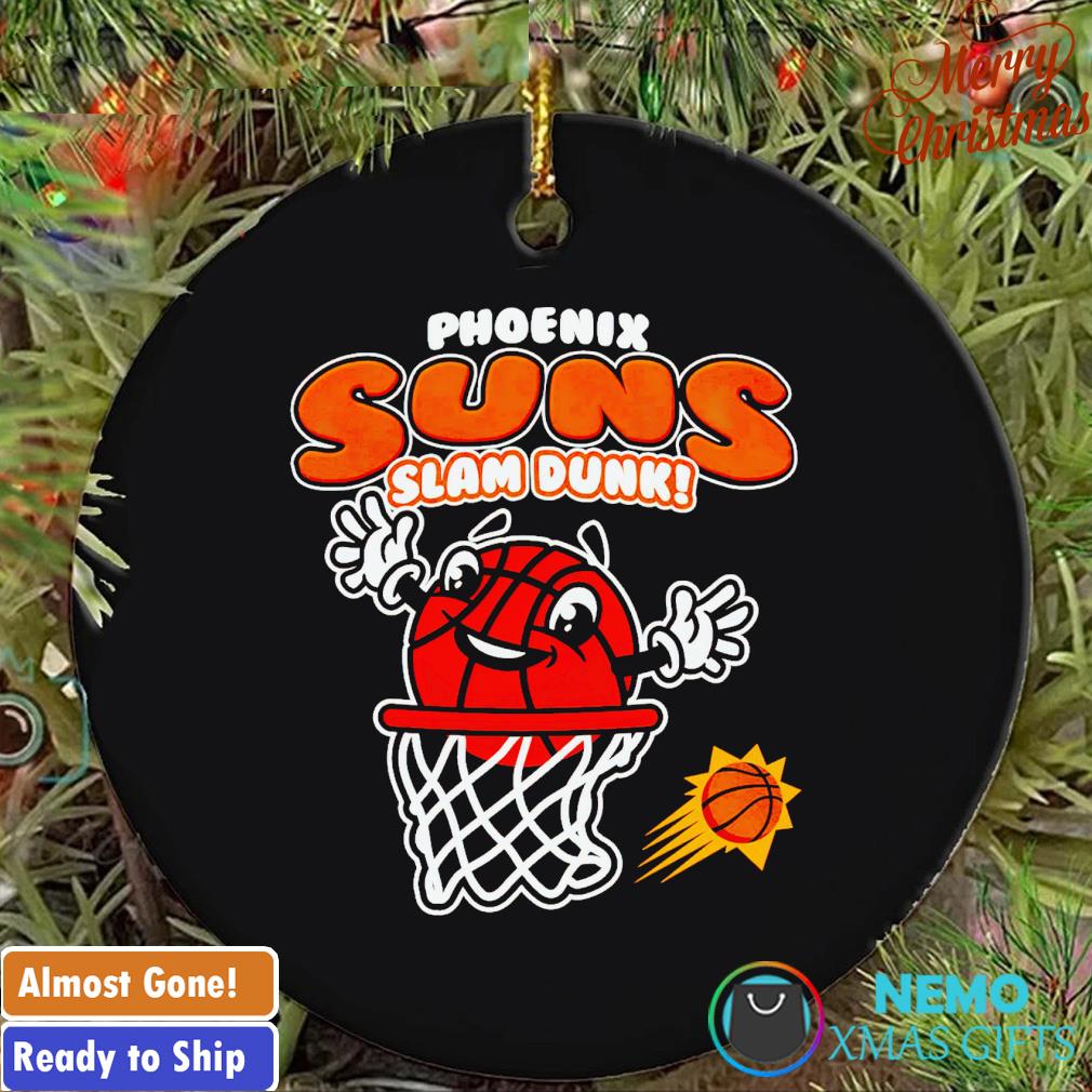 Phoenix Suns slam dunk ornament