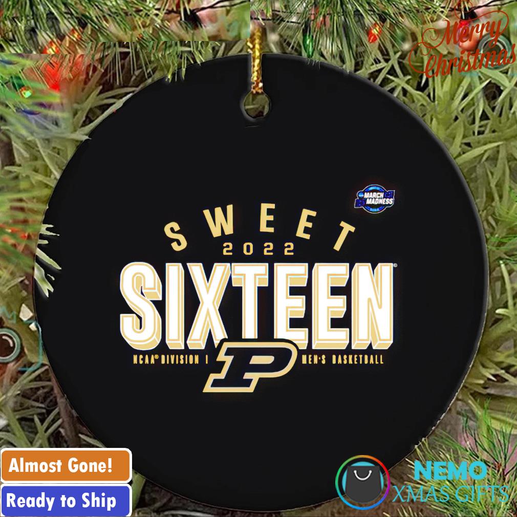 Purdue Boilermakers Basketball NCAA Sweet Sixteen 2022 ornament